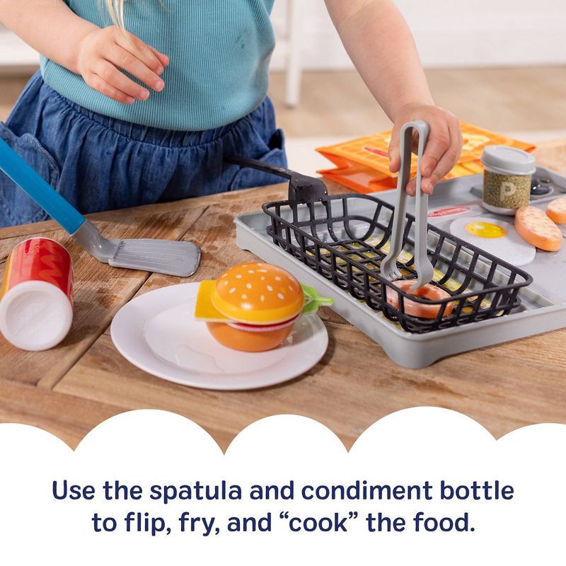 slide 7 of 9, Melissa & Doug Flip & Fry Grill Play Set with Color Changing Water WOW!: Educational Focus on Motor & Creative Skills, 1 ct