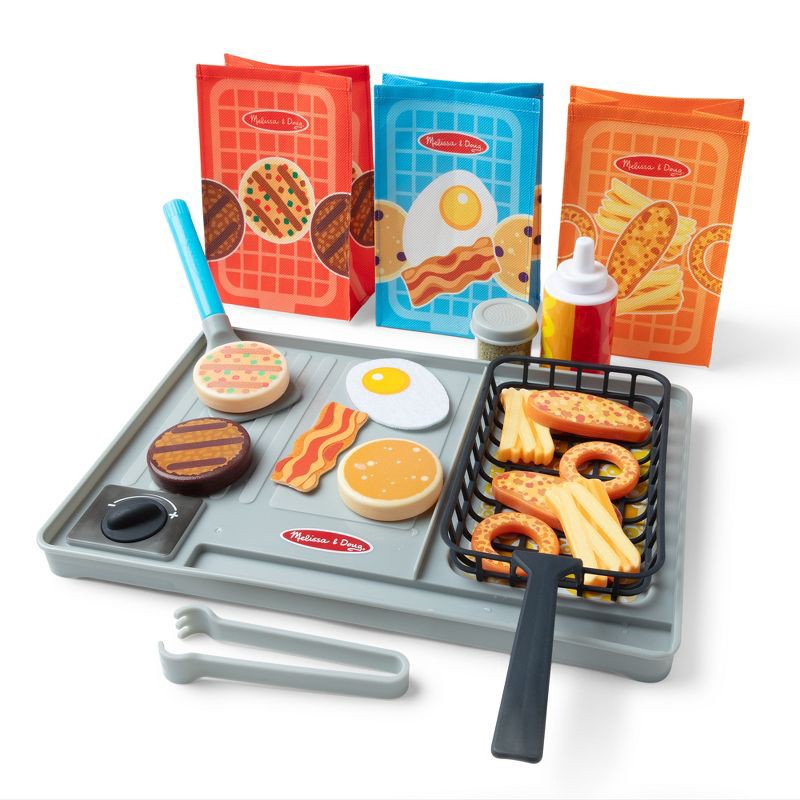 slide 1 of 9, Melissa & Doug Flip & Fry Grill Play Set with Color Changing Water WOW!: Educational Focus on Motor & Creative Skills, 1 ct