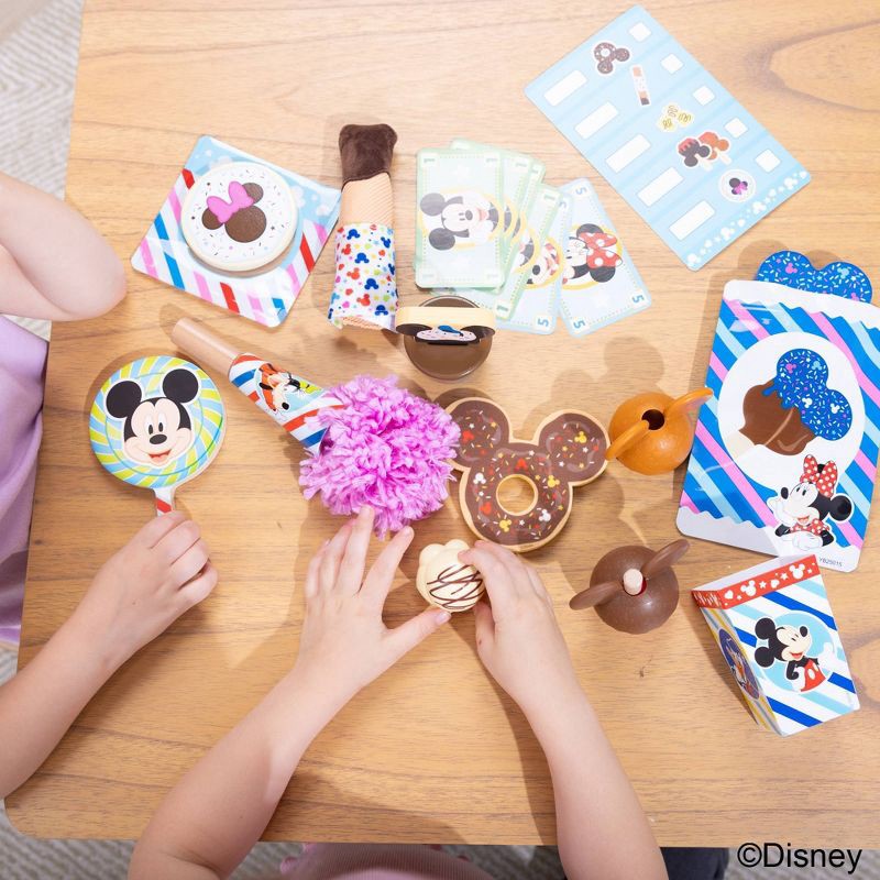 slide 5 of 9, Melissa & Doug Disney Snacks & Popcorn Wooden Play Food Set - 24pc, 24 ct