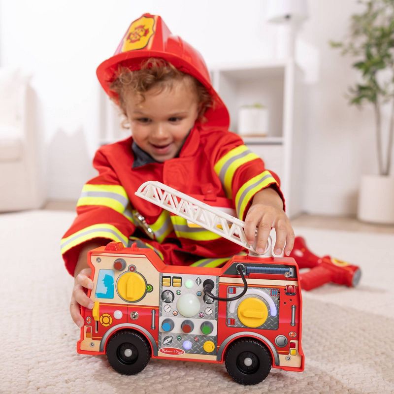 slide 2 of 9, Melissa & Doug Lights & Sounds Fire Truck Activity Board, 1 ct