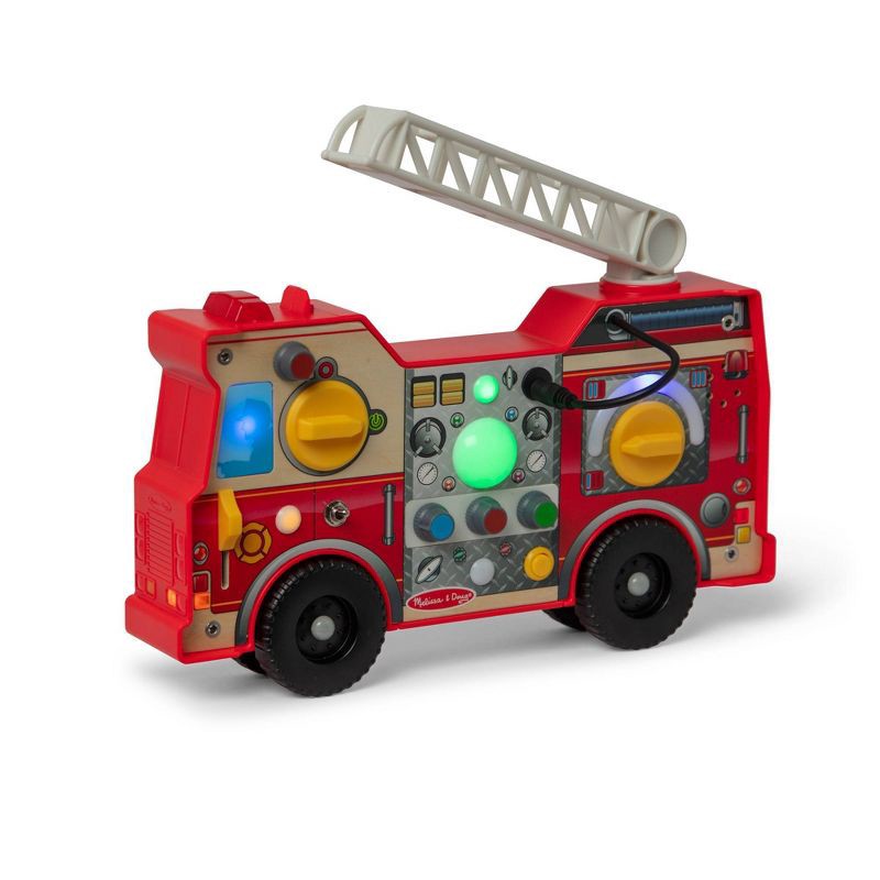slide 4 of 9, Melissa & Doug Lights & Sounds Fire Truck Activity Board, 1 ct