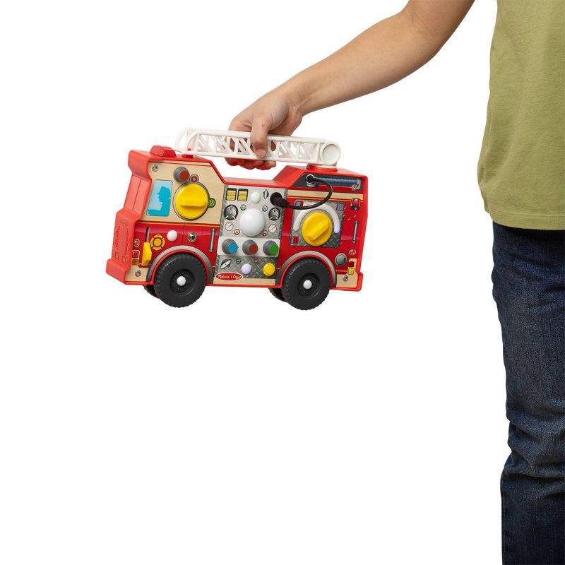 slide 8 of 9, Melissa & Doug Lights & Sounds Fire Truck Activity Board, 1 ct
