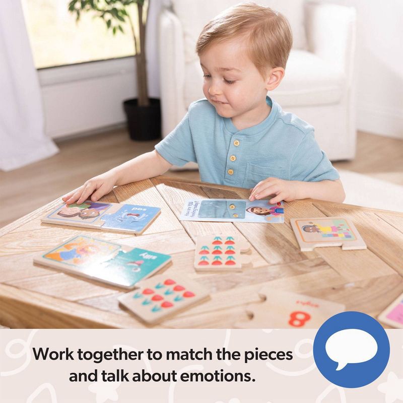 slide 5 of 9, Melissa & Doug Ms. Rachel Big Feelings Puzzles - 16pc: Educational Wooden Toy for Emotional & Sensory Development, 16 ct