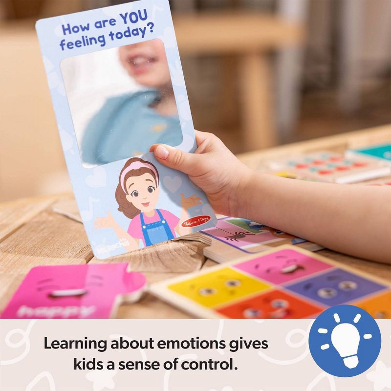 slide 7 of 9, Melissa & Doug Ms. Rachel Big Feelings Puzzles - 16pc: Educational Wooden Toy for Emotional & Sensory Development, 16 ct