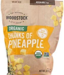 Woodstock Organic Chunks of Pineapple 32 oz
