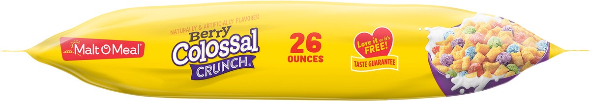 slide 7 of 7, Malt-O-Meal Berry Colossal Crunch Breakfast Cereal, 26 OZ Bag, 26 oz