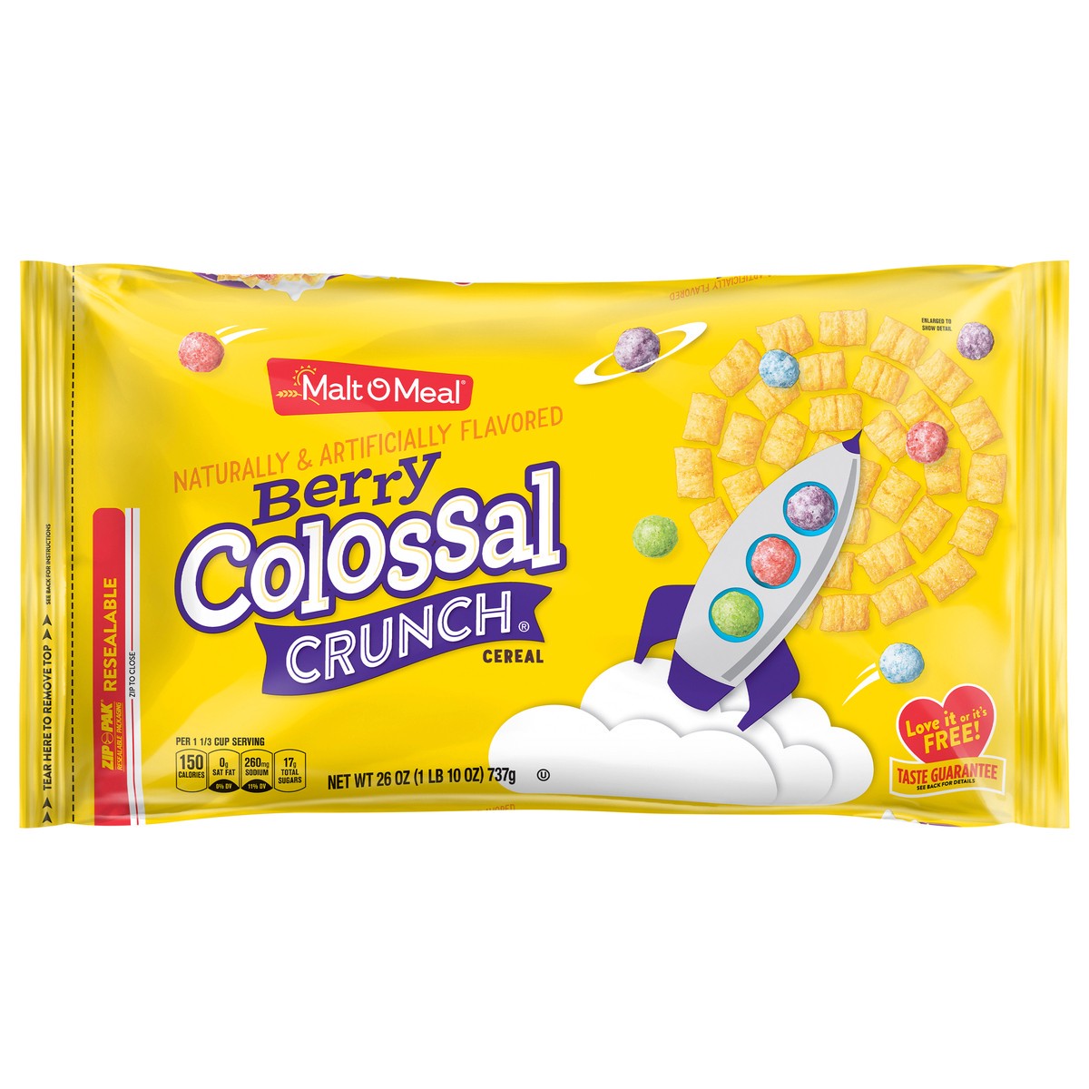 slide 1 of 7, 1/26.00 Berry Colossal Crunch, 26 oz