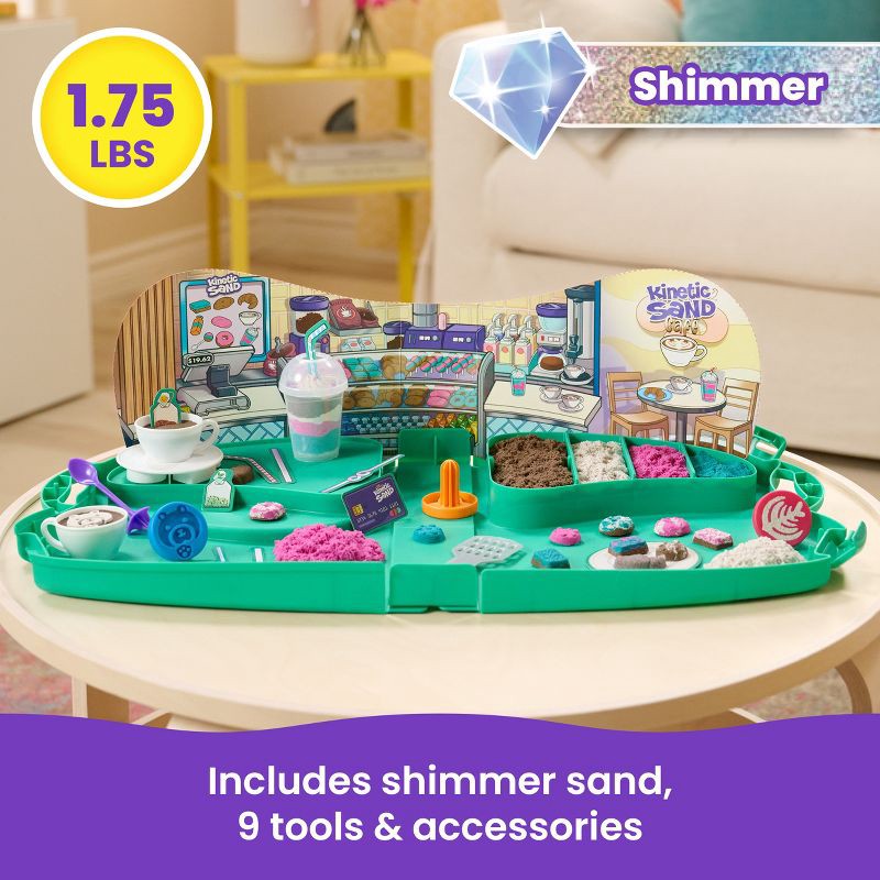 slide 2 of 7, Kinetic Sand Café Case - Target Exclusive, 1 ct