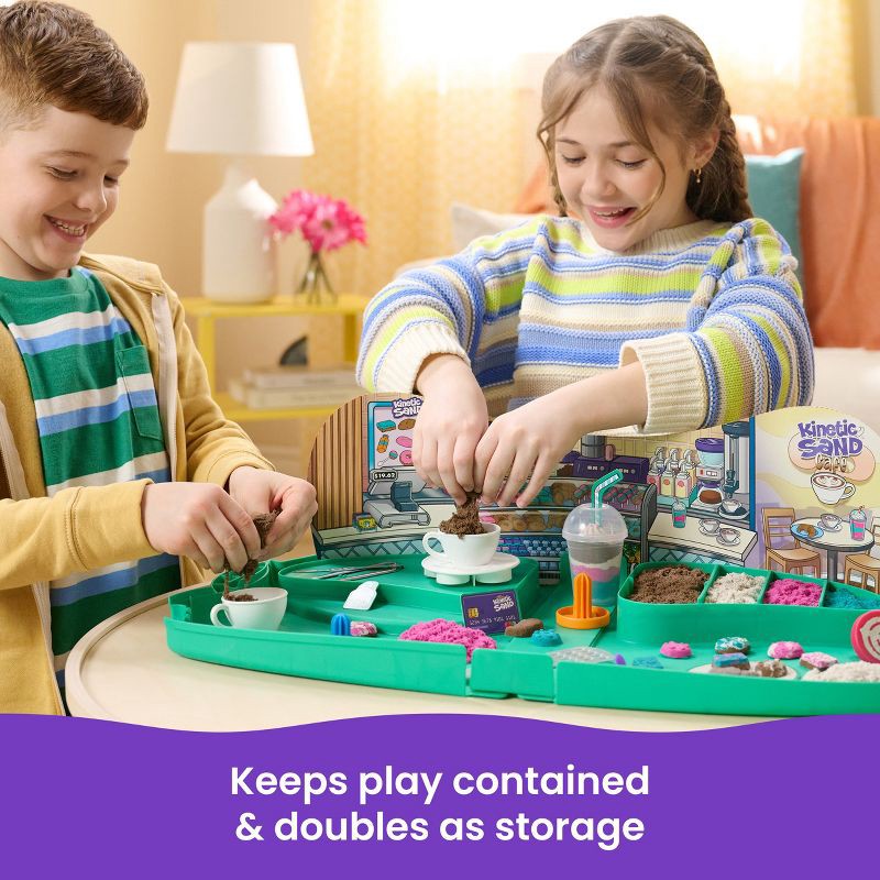 slide 5 of 7, Kinetic Sand Café Case - Target Exclusive, 1 ct