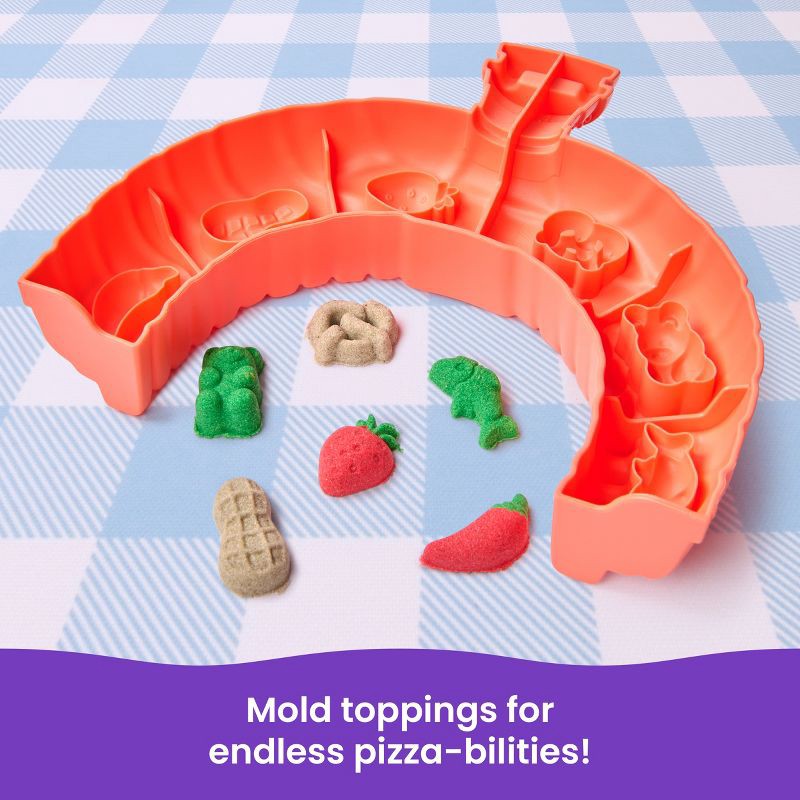 slide 7 of 8, Kinetic Sand Squish Pizza Playset, 1 ct