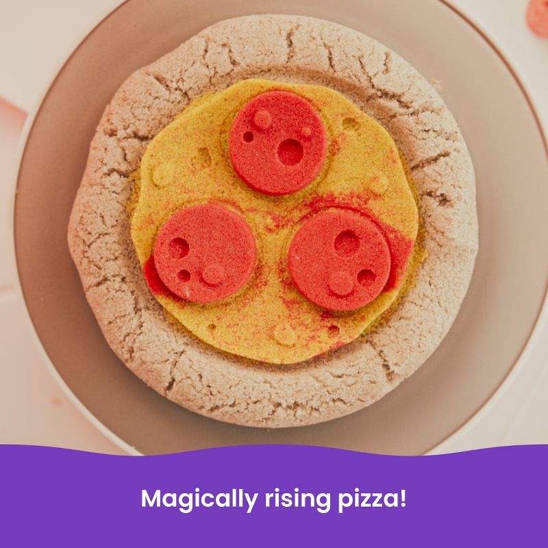slide 5 of 8, Kinetic Sand Squish Pizza Playset, 1 ct