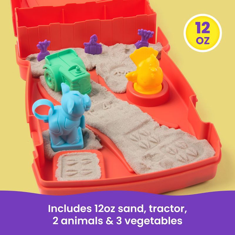 slide 5 of 8, Kinetic Sand Sandy Farm Set, 1 ct