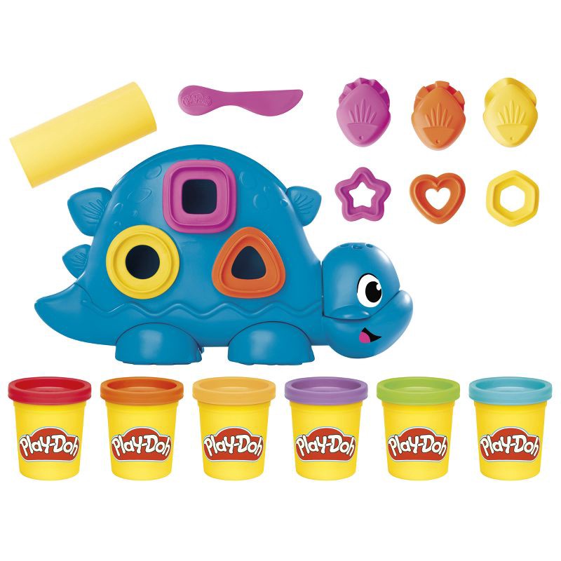 slide 2 of 10, Play-Doh Starters Shapes & Colors Dino Playset, Christmas Gifts for Kids', 1 ct