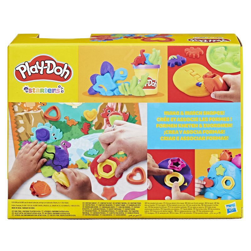slide 4 of 10, Play-Doh Starters Shapes & Colors Dino Playset, Christmas Gifts for Kids', 1 ct