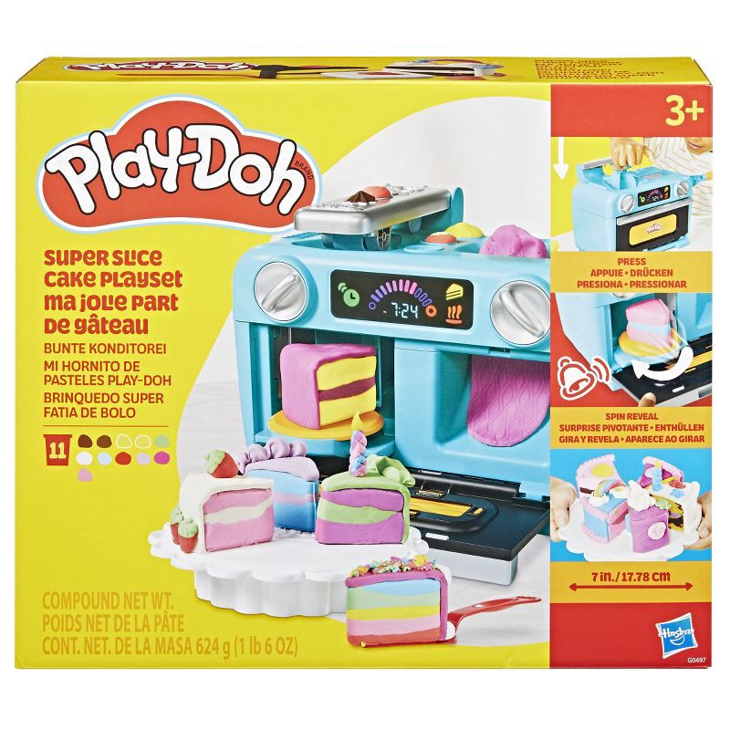slide 3 of 11, Play-Doh Super Slice Cake Playset, Christmas Gifts for Kids', 1 ct