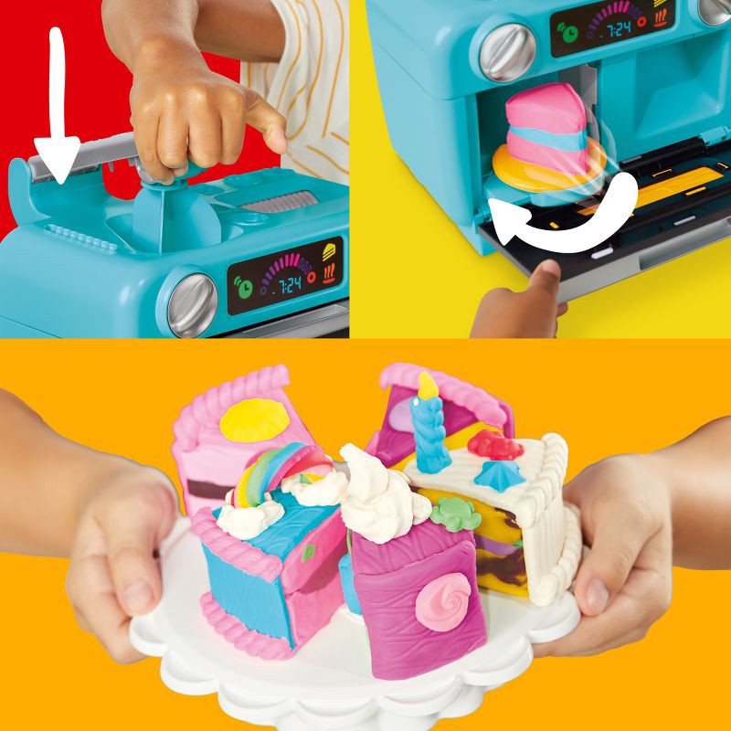 slide 9 of 11, Play-Doh Super Slice Cake Playset, Christmas Gifts for Kids', 1 ct