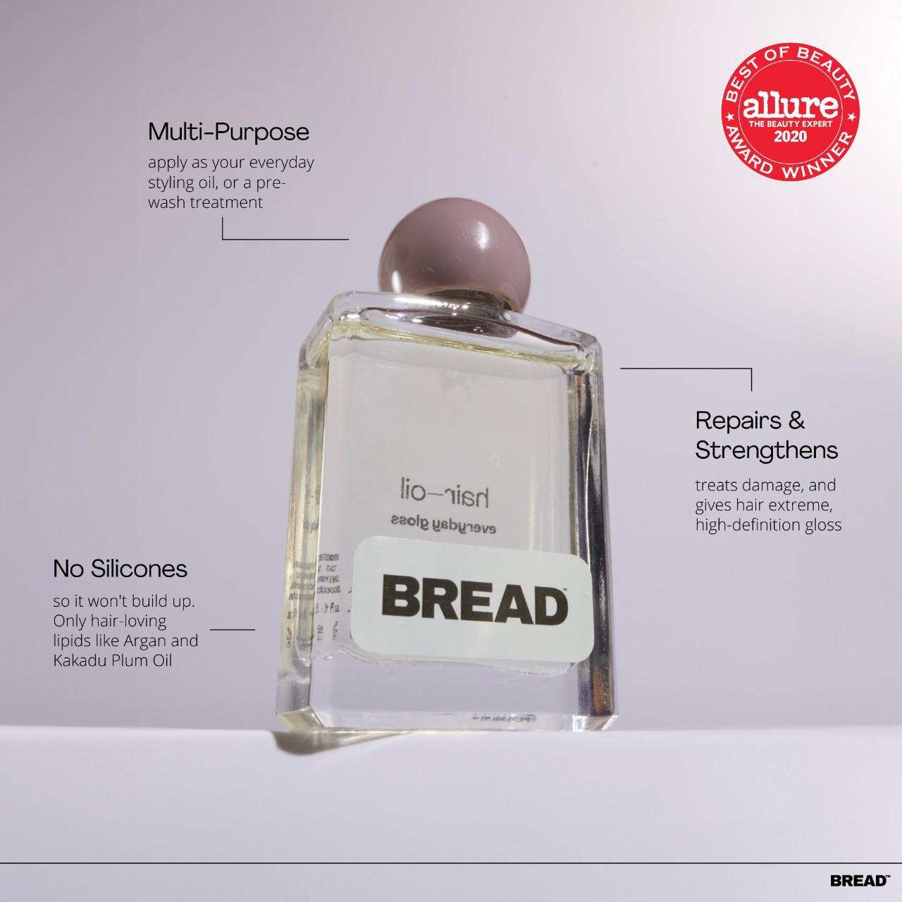 slide 4 of 7, BREAD BEAUTY SUPPLY Mini Everyday Hair Gloss Oil 30 ml, 30 ml