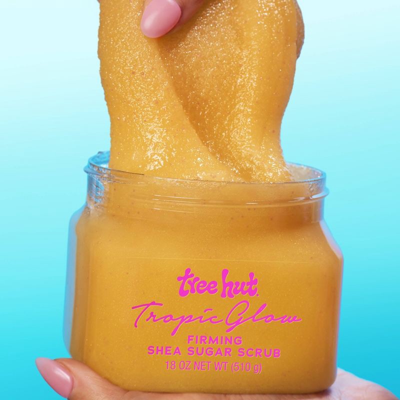 slide 4 of 12, Tree Hut Tropic Glow Mini Shea Sugar Body Scrub - 3.4oz, 3.4 oz