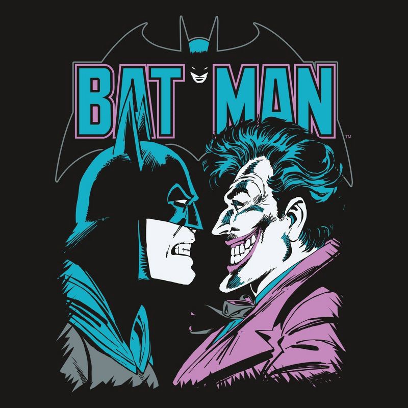 slide 3 of 3, Men's Batman Short Sleeve Graphic T-Shirt - Black L, 1 ct
