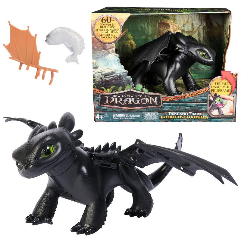 slide 1 of 9, How to Train Your Dragon Tame & Train Interactive Toothless, 1 ct