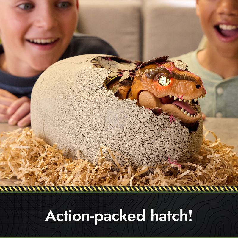 slide 4 of 11, Primal Hatch Interactive Hatching Dino Action Figure - Green, 1 ct