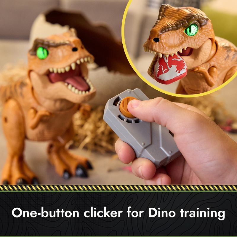 slide 5 of 11, Primal Hatch Interactive Hatching Dino Action Figure - Green, 1 ct