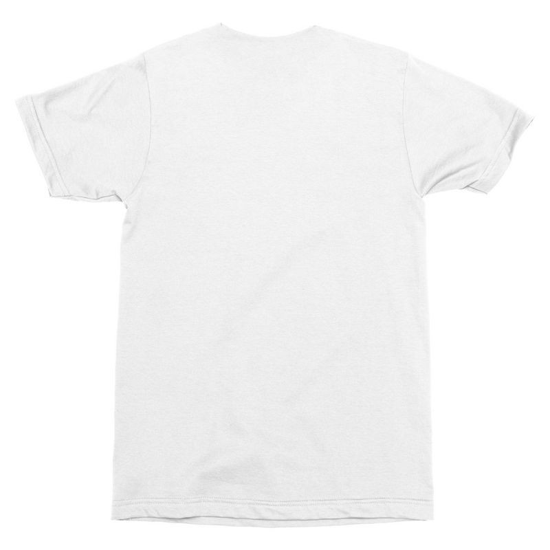 slide 2 of 3, Men's Frog and Toad Piggy Back Graphic T-Shirt - White L: Cotton Polyester Crew Neck Pullover, 1 ct
