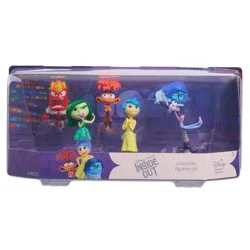Disney Pixar Inside Out Collectible Figure Set, 6pk 3” Character Toy Figures