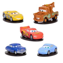 Disney Pixar Cars Collectible Figure Set, 5pk 3” Character Toy Figures