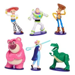 Disney Pixar Toy Story Collectible Figure Set, 6pk 3” Character Toy Figures