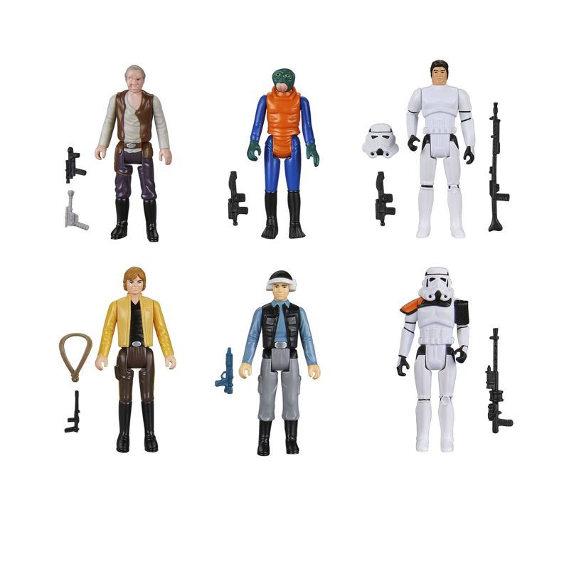 slide 3 of 15, Star Wars Retro Collection Star Wars: A New Hope Figure Multipack, 1 ct