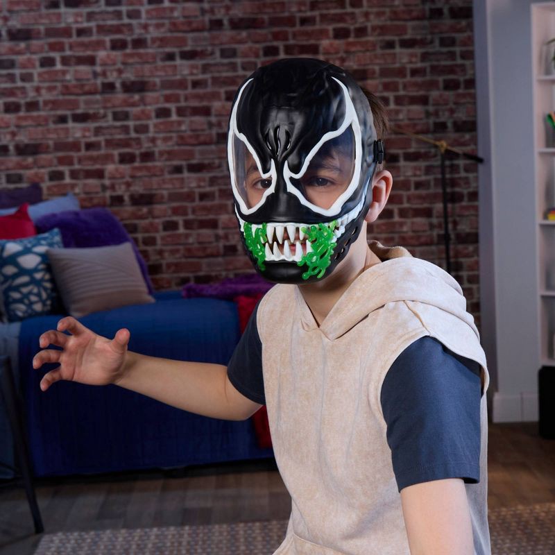 slide 5 of 7, Marvel Spider-Man Venom vs Venum Glow-In-The-Dark Mask, Halloween Costume, 1 ct