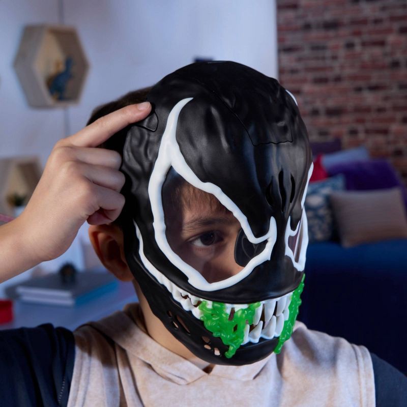 slide 6 of 7, Marvel Spider-Man Venom vs Venum Glow-In-The-Dark Mask, Halloween Costume, 1 ct