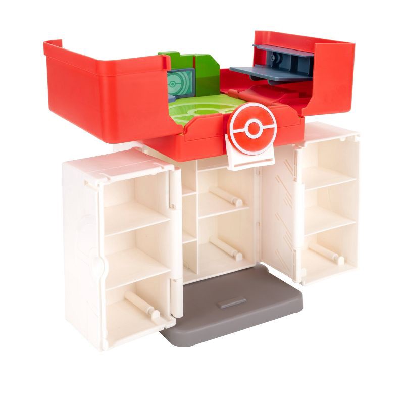 slide 15 of 20, Pokemon Pokémon Play 'N' Display Case with Pikachu & Sprigatito Action Figure, 1 ct