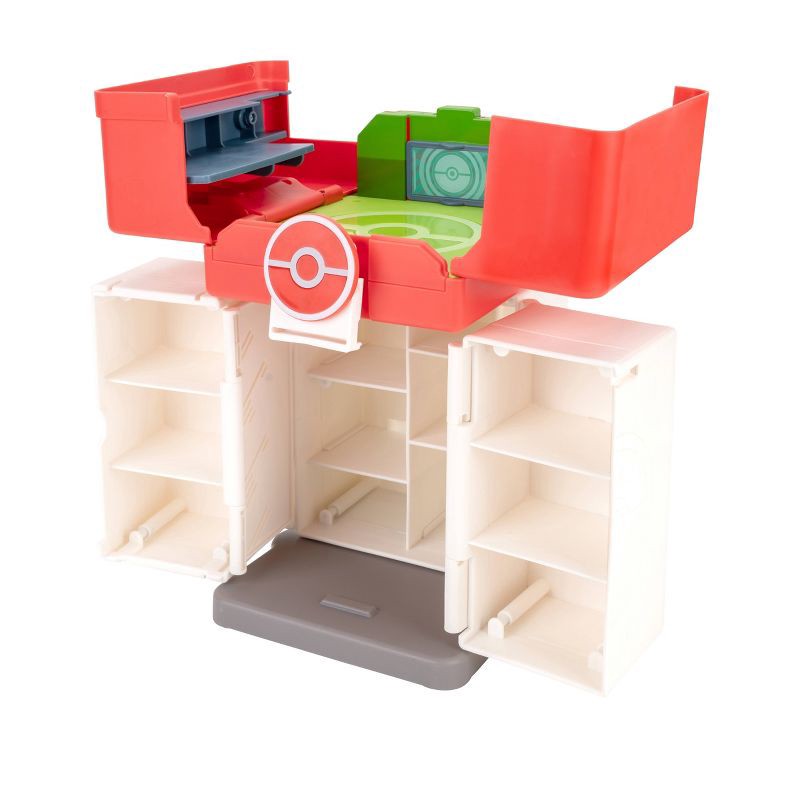 slide 16 of 20, Pokemon Pokémon Play 'N' Display Case with Pikachu & Sprigatito Action Figure, 1 ct