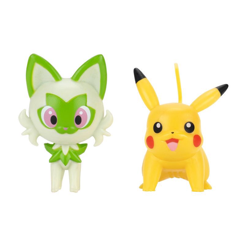 slide 9 of 20, Pokemon Pokémon Play 'N' Display Case with Pikachu & Sprigatito Action Figure, 1 ct