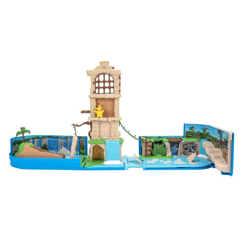 slide 3 of 18, Pokemon Carry Case Jungle Ruins Playset Action Figure: Includes 2-Piece Plastic Set, 1 ct