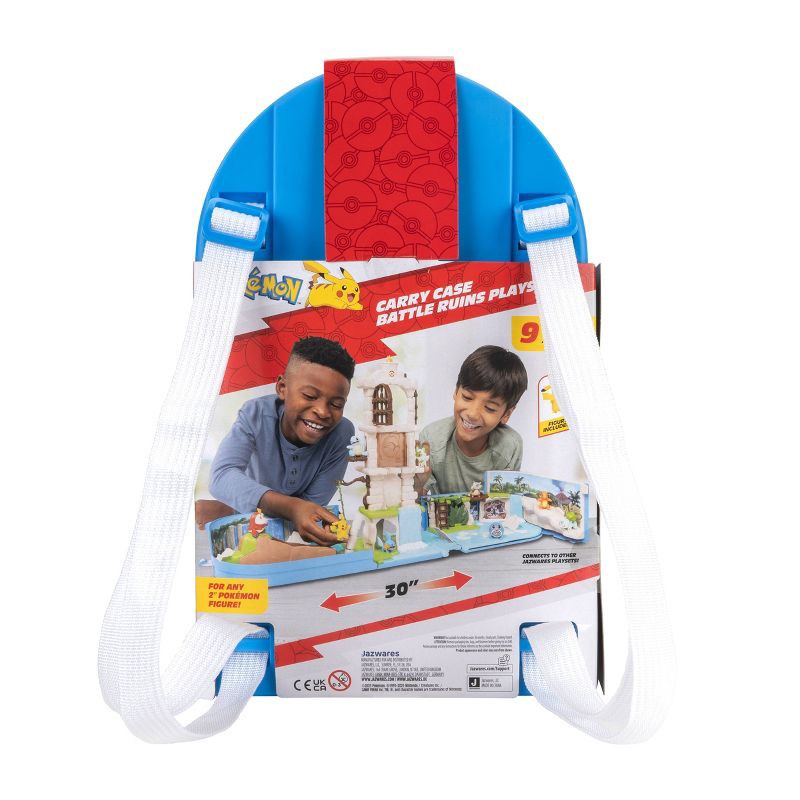 slide 18 of 18, Pokemon Carry Case Jungle Ruins Playset Action Figure: Includes 2-Piece Plastic Set, 1 ct