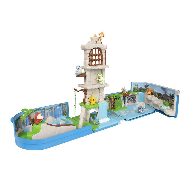 slide 4 of 18, Pokemon Carry Case Jungle Ruins Playset Action Figure: Includes 2-Piece Plastic Set, 1 ct