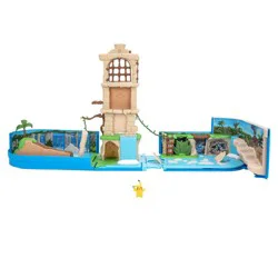 Pokemon Carry Case Jungle Ruins Playset Action Figure: Includes 2-Piece Plastic Set