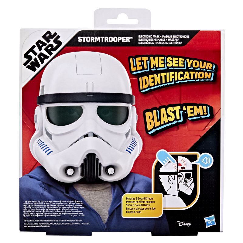 slide 4 of 11, Star Wars Stormtrooper Electronic Mask, Halloween Costume, 1 ct