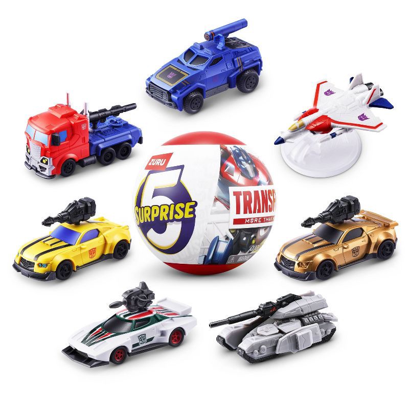 slide 2 of 9, 5 Surprise Transformers Series 1 Capsule, 1 capsule