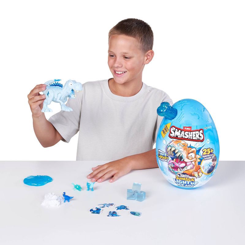 slide 7 of 8, Smashers Ice Age Mega Animal Figure: 26-Piece Plastic Playset, 1 ct