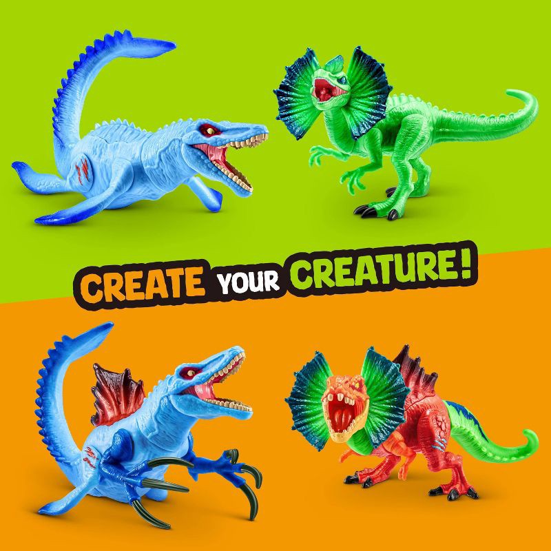 slide 6 of 10, 5 Surprise Dino Mix and Match Animal Figure, 1 ct