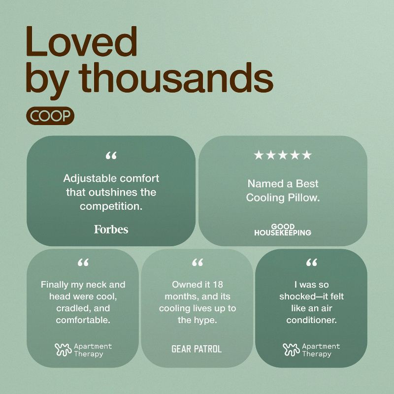 slide 6 of 9, Coop Home Goods Medium The Adjustable Cloud Pillow, 1 ct