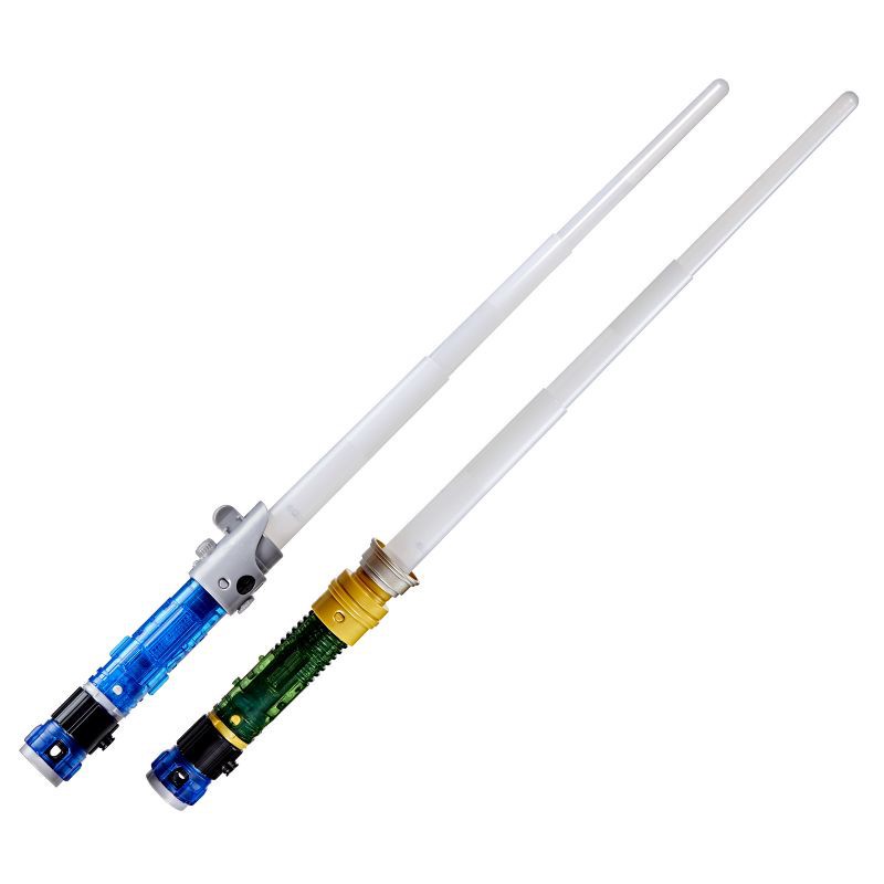 slide 3 of 9, Star Wars Lightsaber Forge Luke Skywalker Jedi Destiny Lightsaber Set, Halloween Costume Accessory, 1 ct