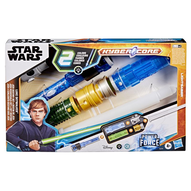 slide 5 of 9, Star Wars Lightsaber Forge Luke Skywalker Jedi Destiny Lightsaber Set, Halloween Costume Accessory, 1 ct