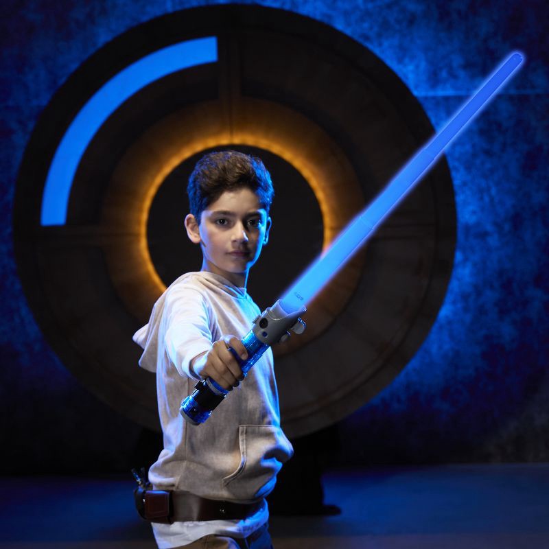 slide 8 of 9, Star Wars Lightsaber Forge Luke Skywalker Jedi Destiny Lightsaber Set, Halloween Costume Accessory, 1 ct