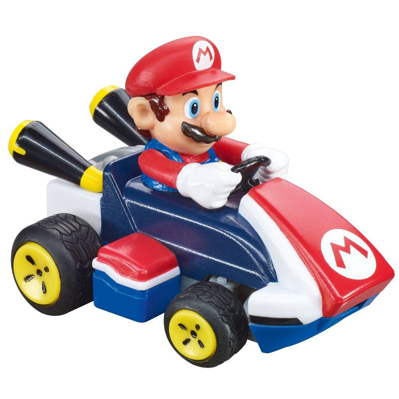 slide 10 of 12, Carrera RC Mario Kart Tabletop Toy Racetrack Set Featuring Mario and Luigi 2.4GHz Radio Control Cars, 1 ct