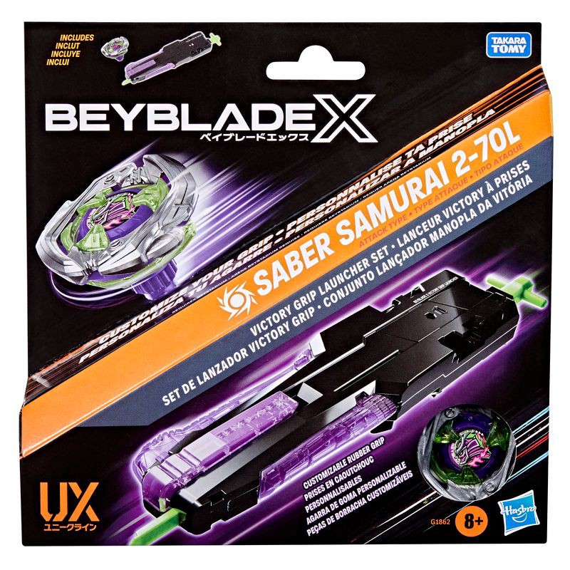 slide 3 of 7, Beyblade X Victory Grip Launcher Set, 1 ct